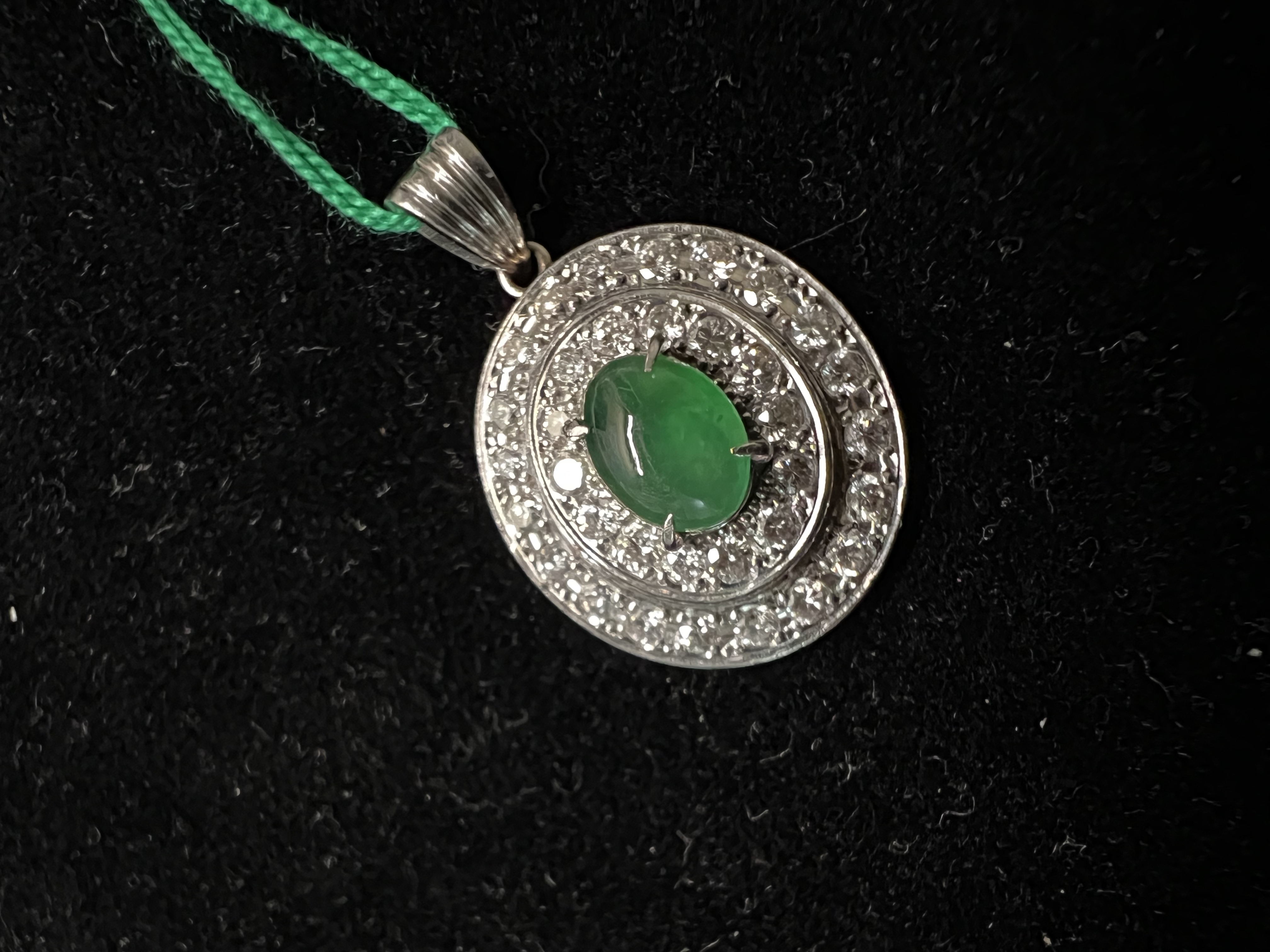 铜合金玻璃吊坠 铜合金吊坠 玻璃仿翡翠气质吊坠