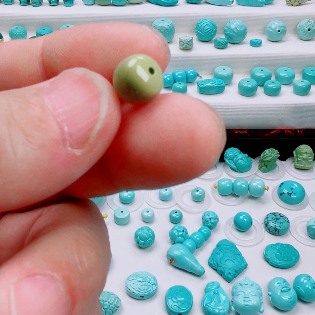 绿松石未镶嵌吊坠(不含链)