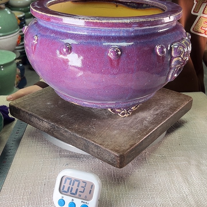 花***忧泳坤堂石湾花盆陶瓷