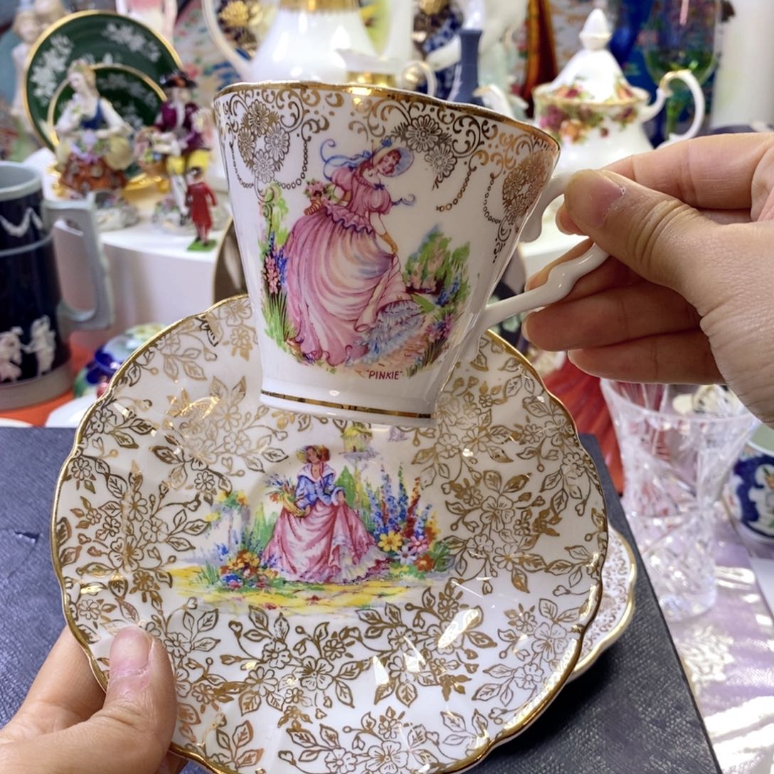 瓷器欧瓷咖啡杯水晶杯