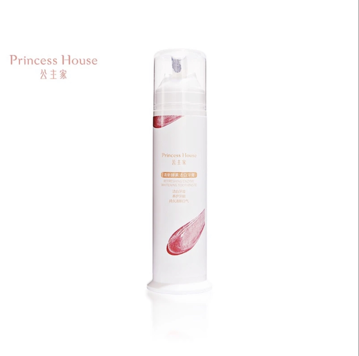 公主家清新酵素洁白牙膏100g不含氟牙膏