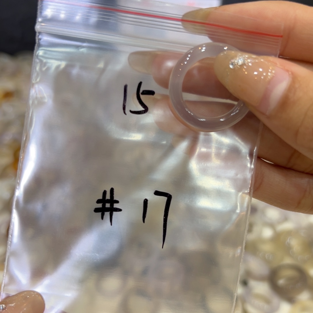 玛瑙/玉髓戒指合金15