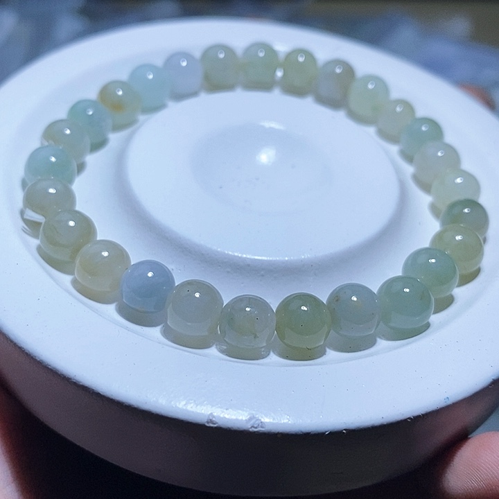 未镶嵌手串翡翠天然缅甸A货翡翠卡7.5