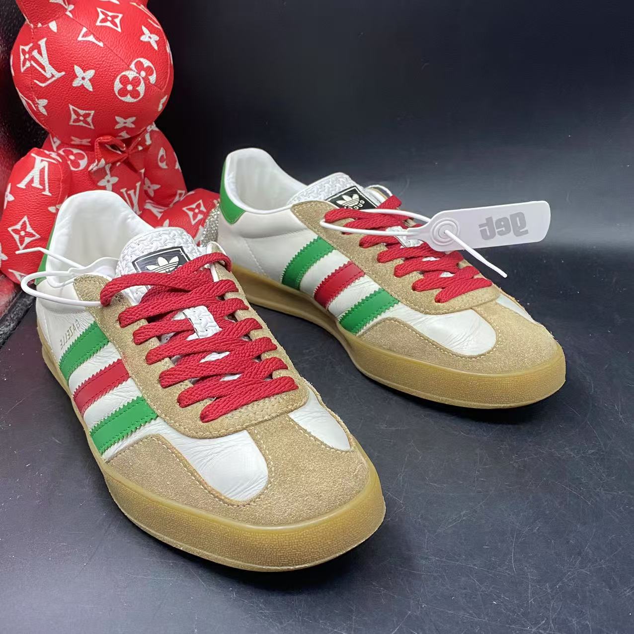 95新 GUCCI/古驰 【聚星福利】阿迪达斯联名德训板鞋42欧码ddm1863