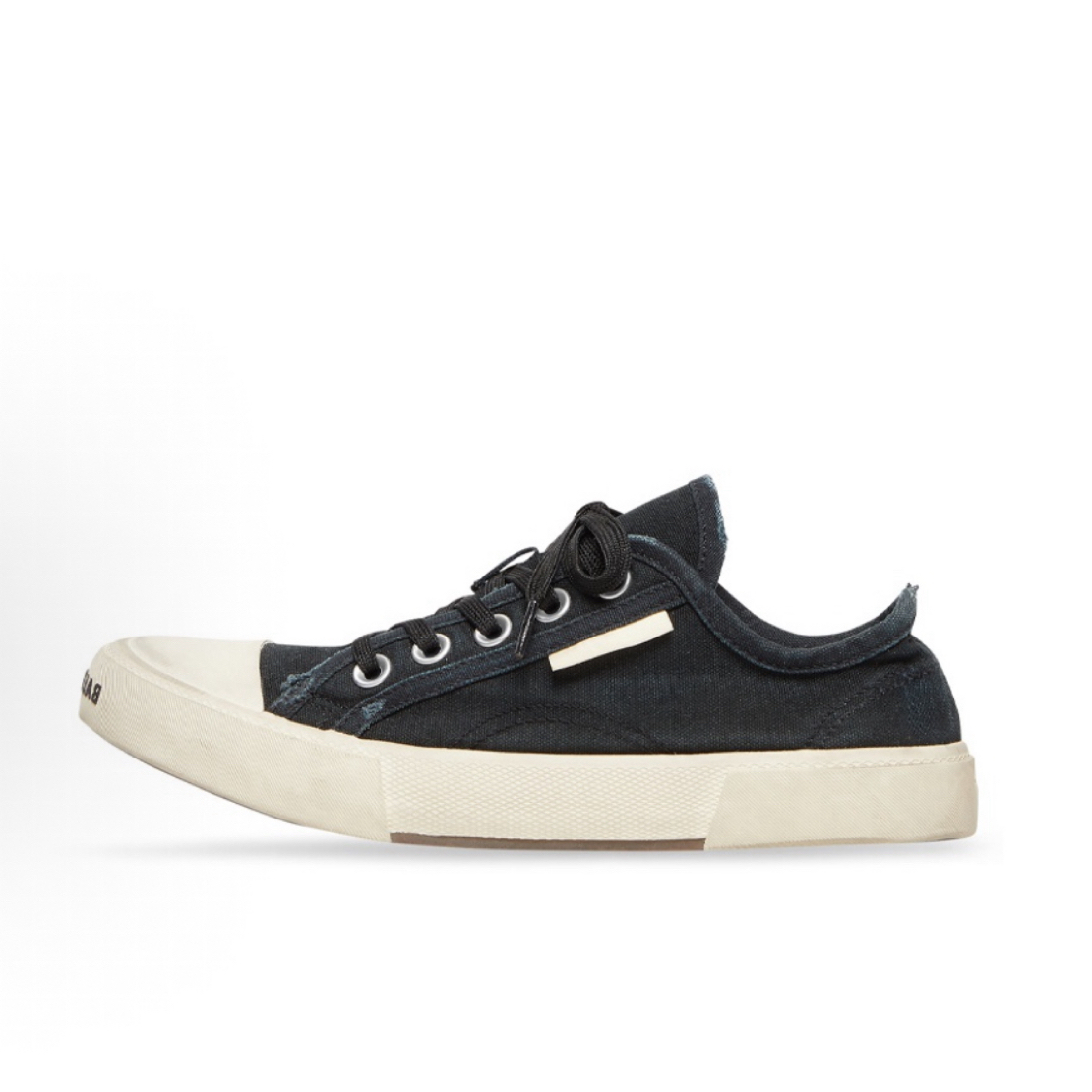 未使用 Balenciaga/巴黎世家 Paris帆布鞋系列 黑色 时尚板鞋