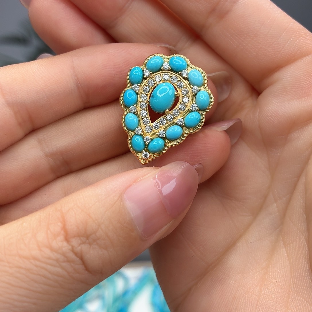 绿松石合金戒指戒指