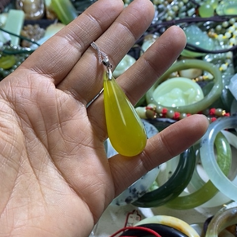 岫玉颈饰未镶嵌多样性发货