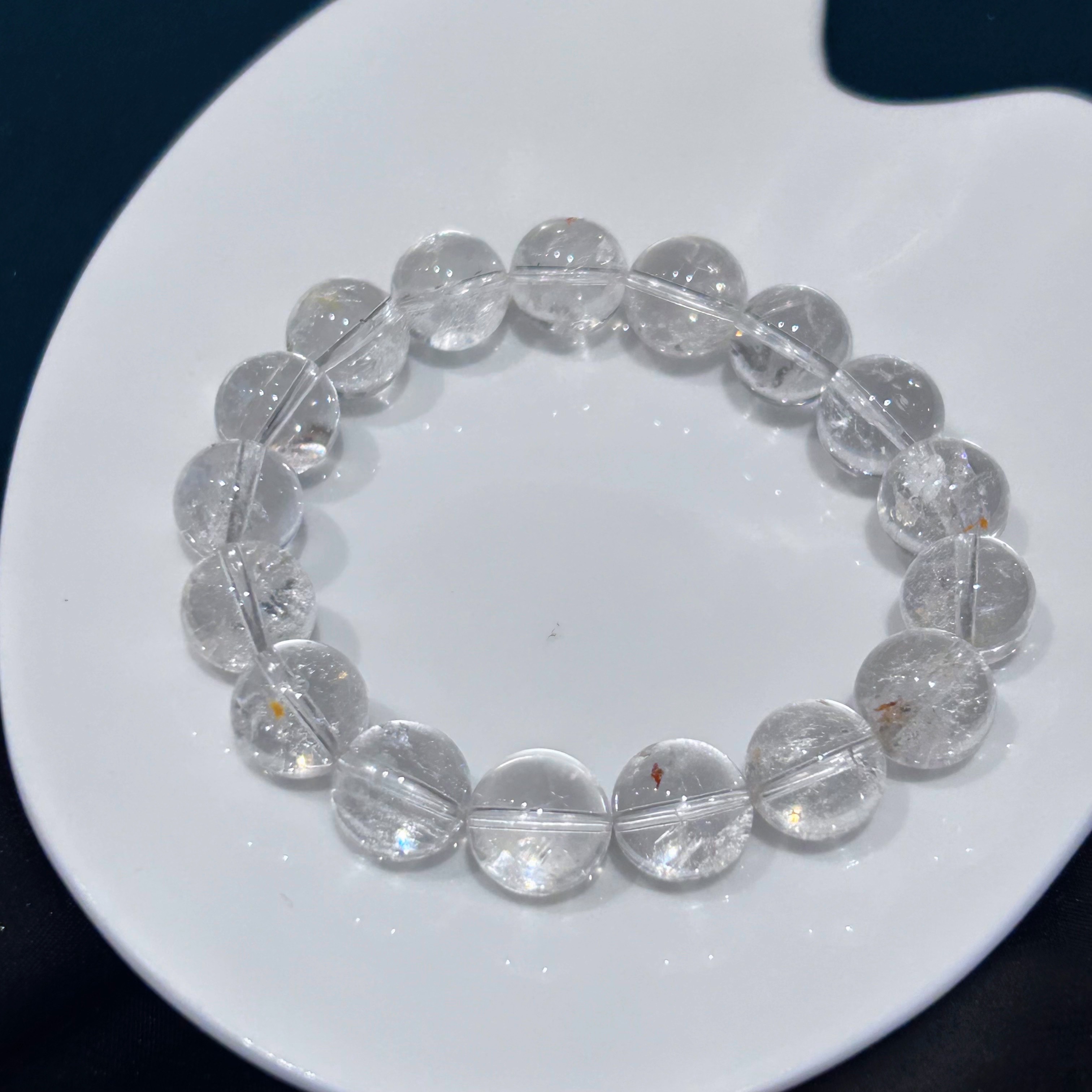 天然利姆利亚水晶手链-多样性发一--珠径约11mm-SJ049