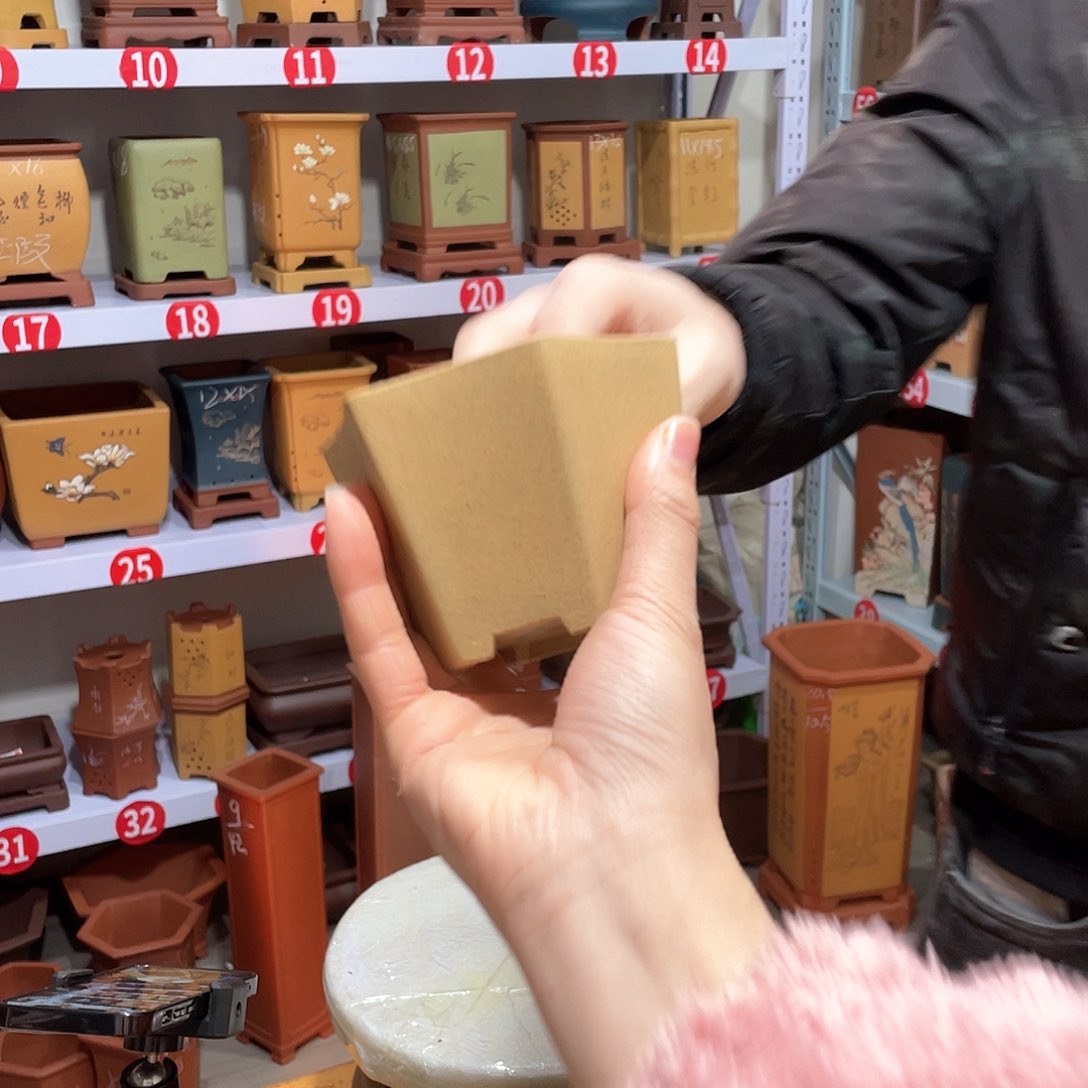 紫砂忍**龟天心紫砂手工花盆