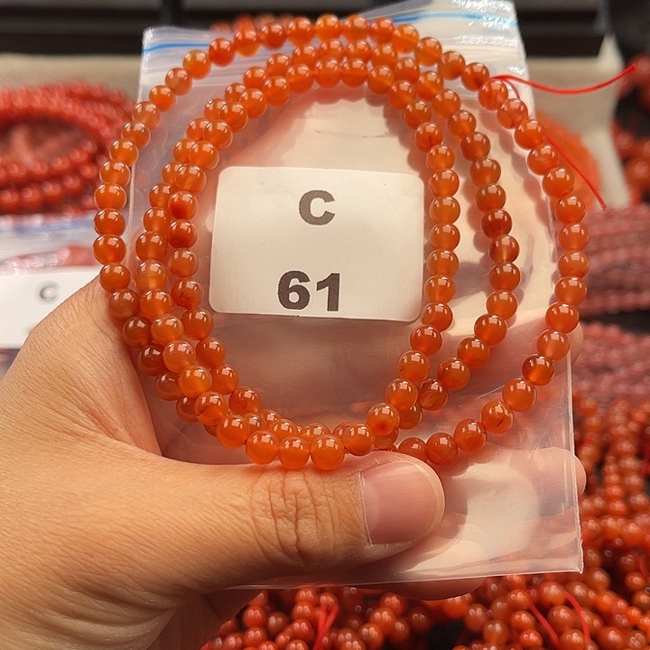 南红玛瑙未镶嵌多样性发货默认微瑕称重5mm