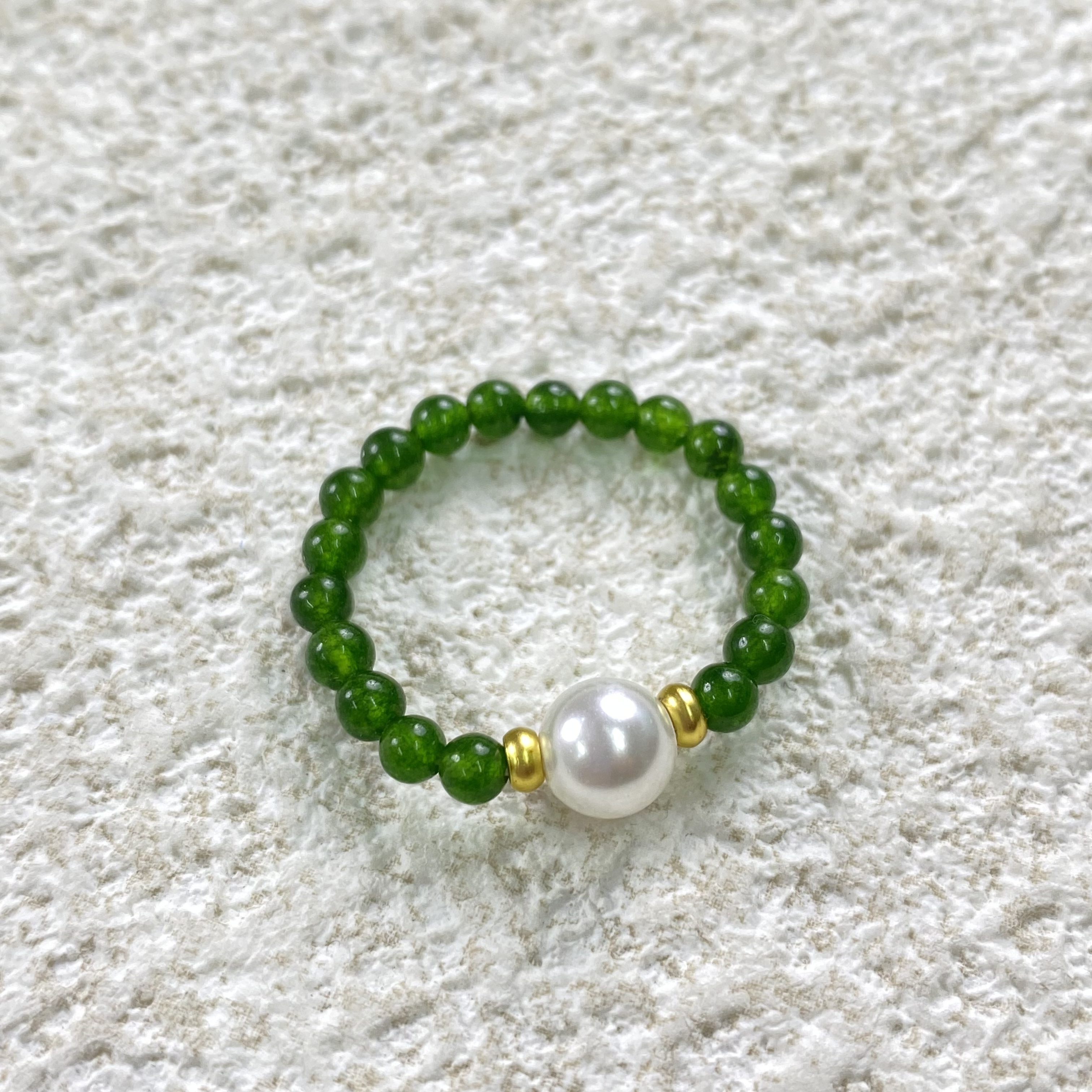 YHKINGS1607设计师款3m和田玉戒指简约多样性发其一不带礼盒