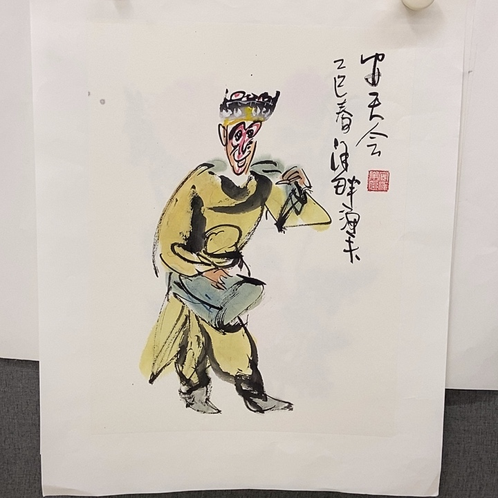 国画手繪手寫作品74