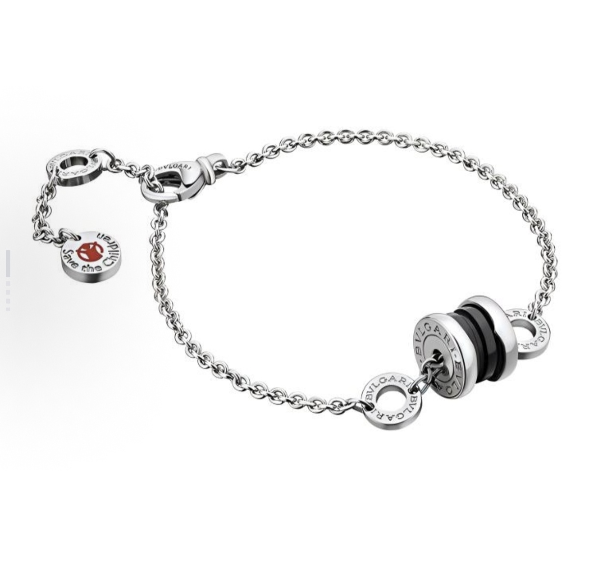 99新 BVLGARI/宝格丽 99新BVLGARI/宝格丽小红人慈善款手链吊坠