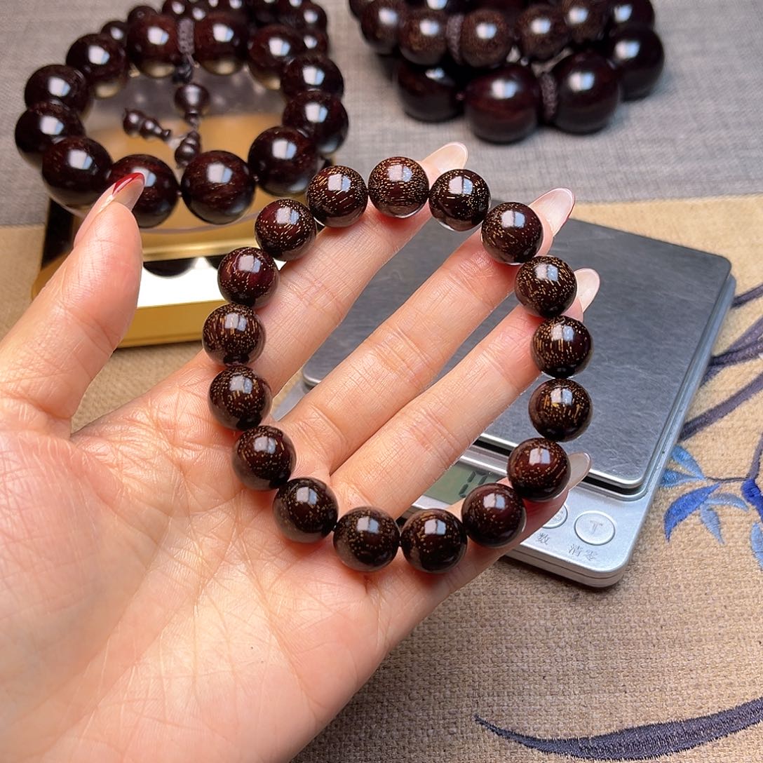 檀香紫檀（小叶紫檀）1.2单圈爆星