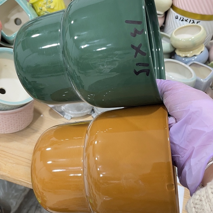 红陶陶瓷花盆花盆