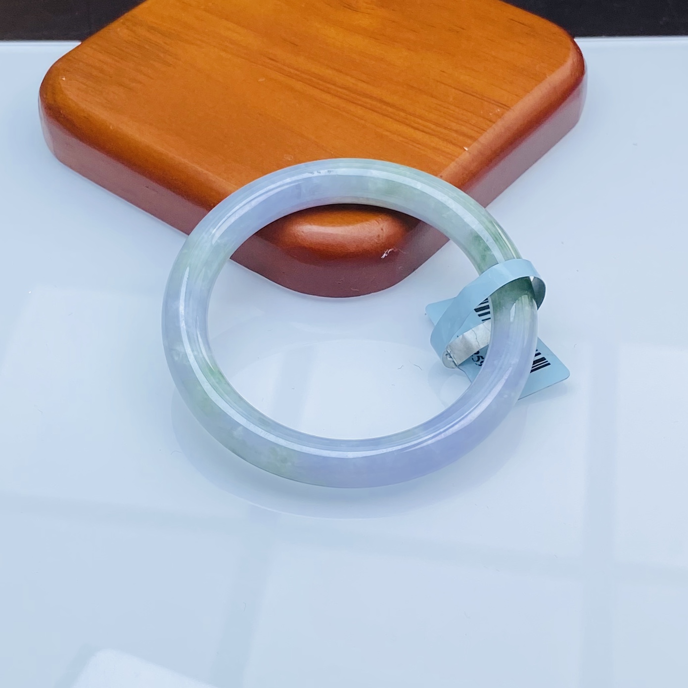  【秋姐翡翠】天然A货翡翠手镯54圈&D3-21