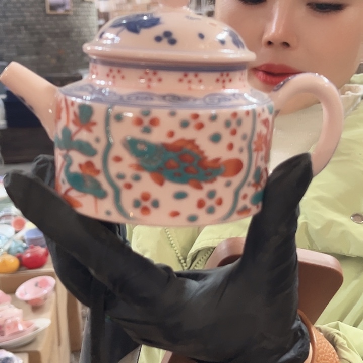 陶摆件景德镇高温陶瓷18