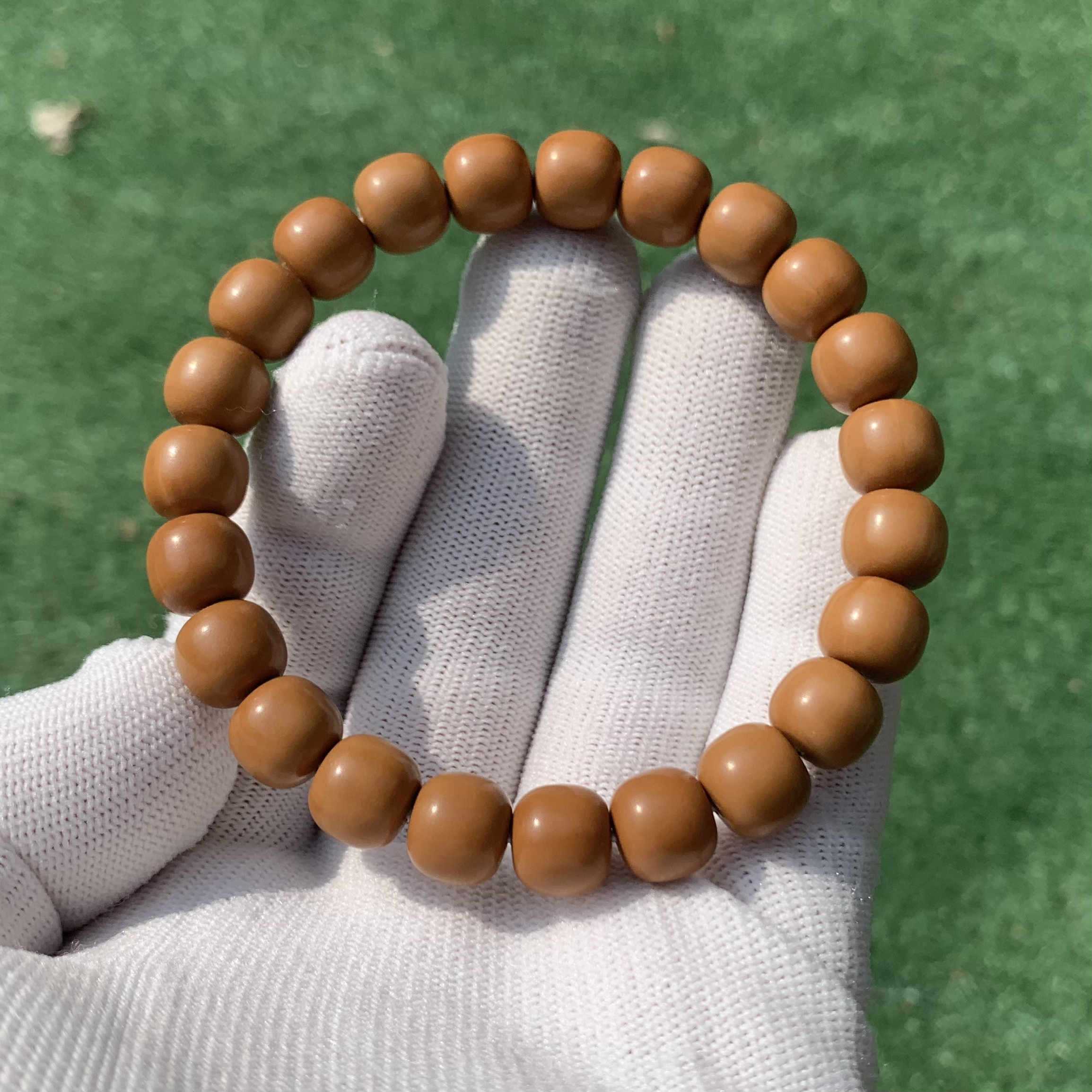 《三姐文玩》猴头核桃精工雕刻 老型素串手串10mm