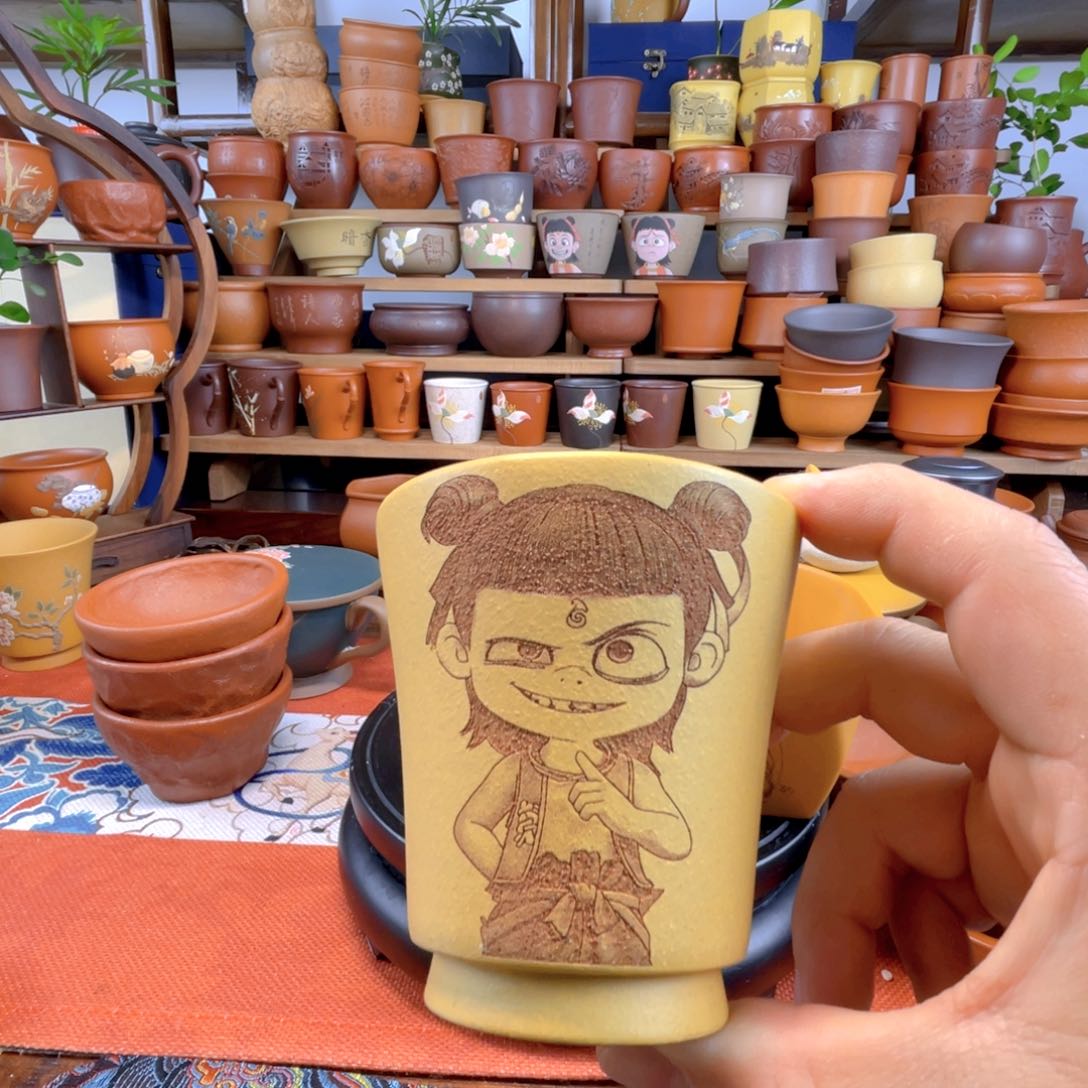 紫砂茶杯宜兴紫砂