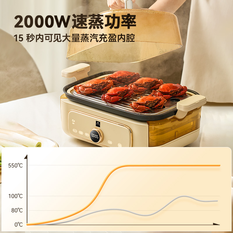 康宁WK 二代电蒸锅大容量速鲜锅