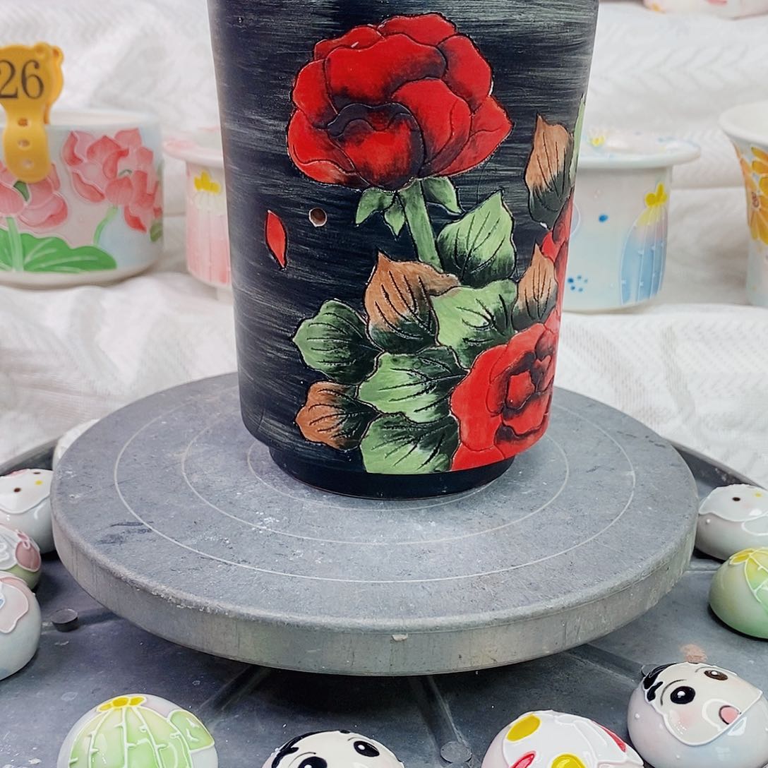手绘手工制作陶瓷16
