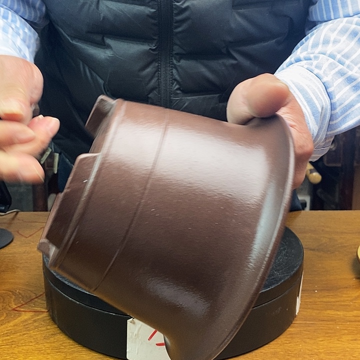 紫砂花盆货号一只WP555