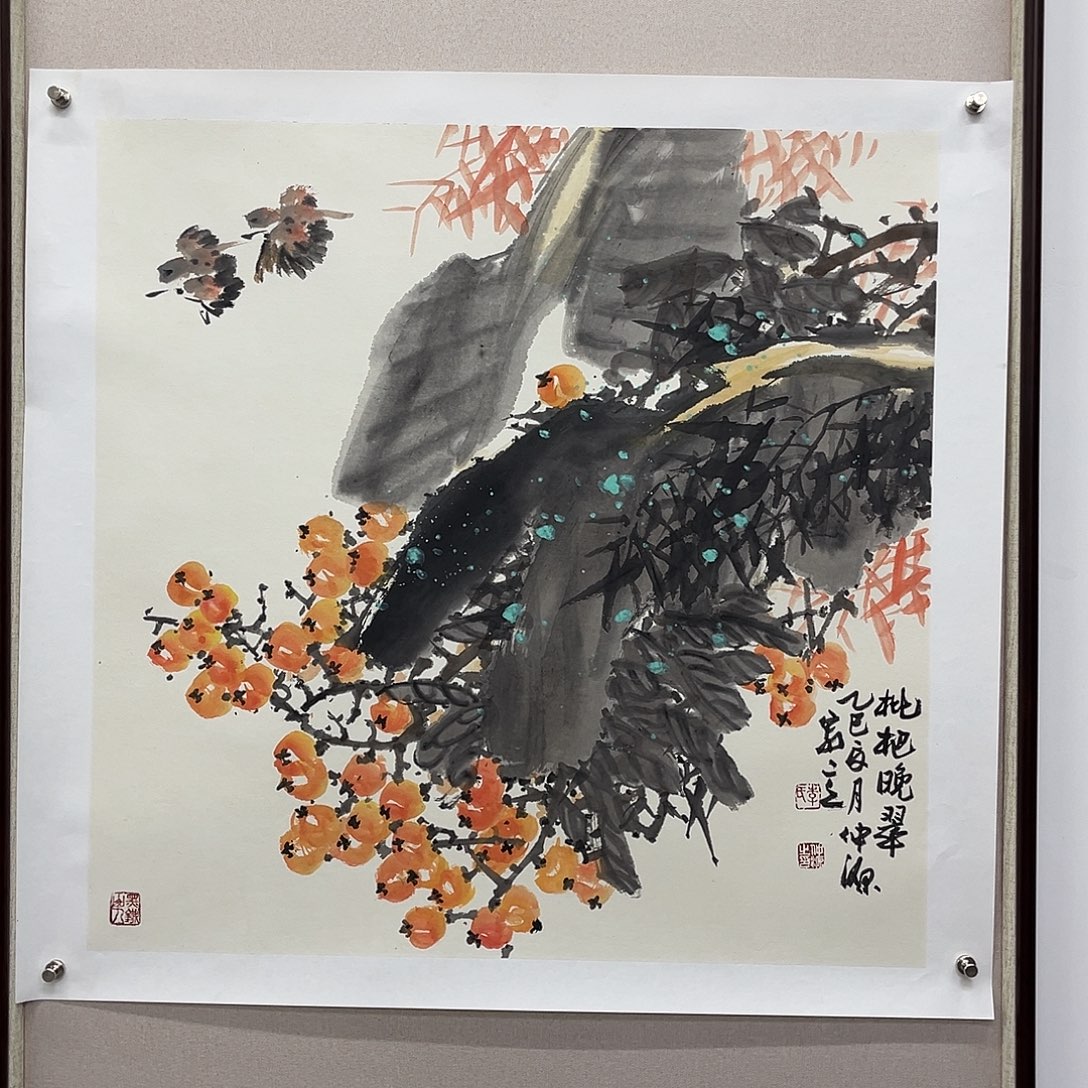 国画艺术家真人手绘