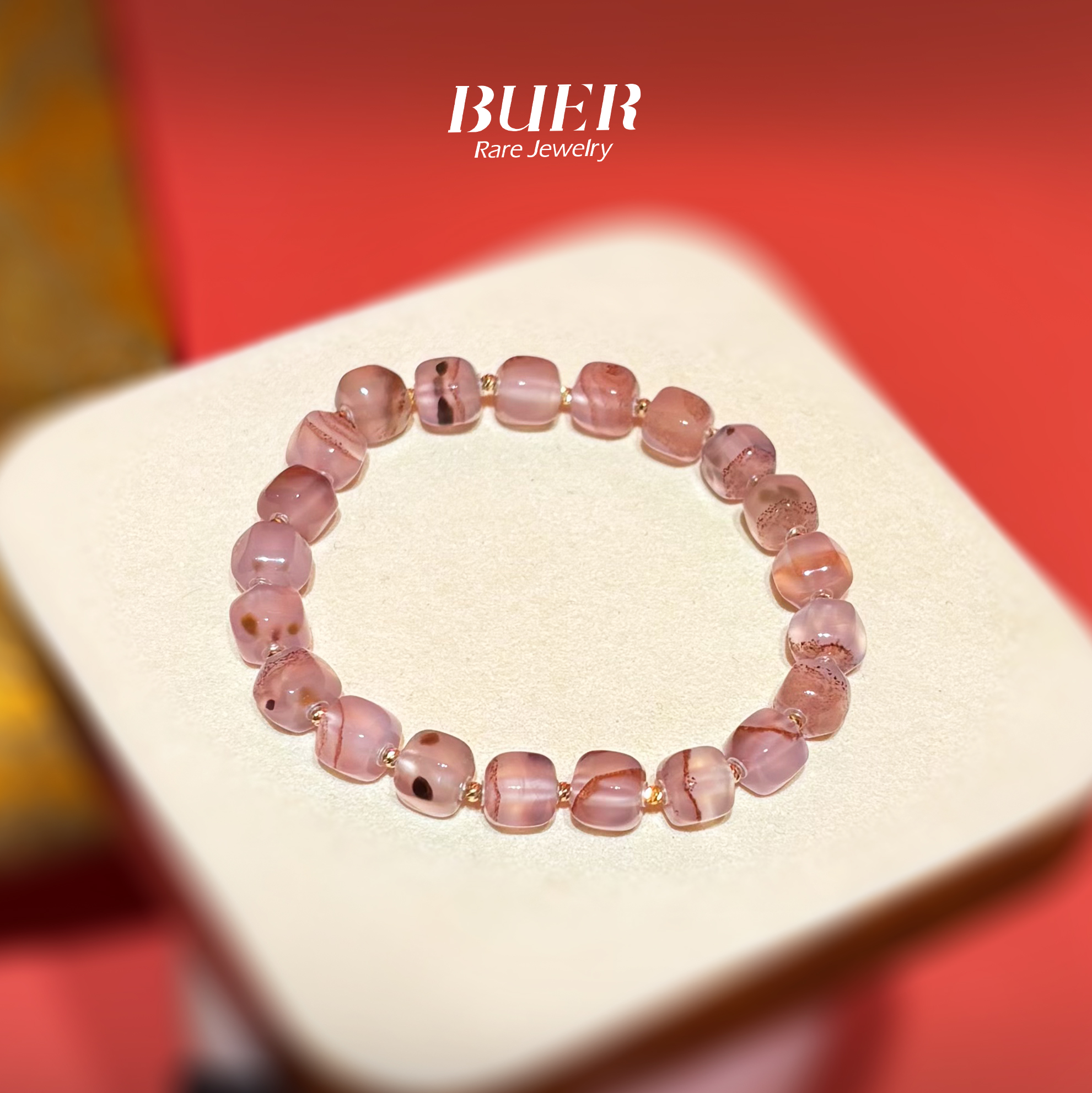 【不二】六棱珠珠18K金DIY手串7mm+(多样性发)