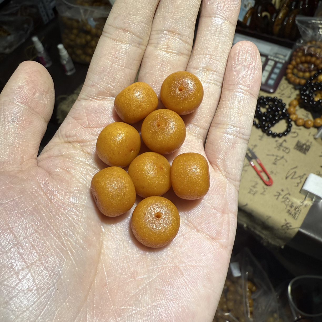 橘皮纹单珠14mm多样性发其一