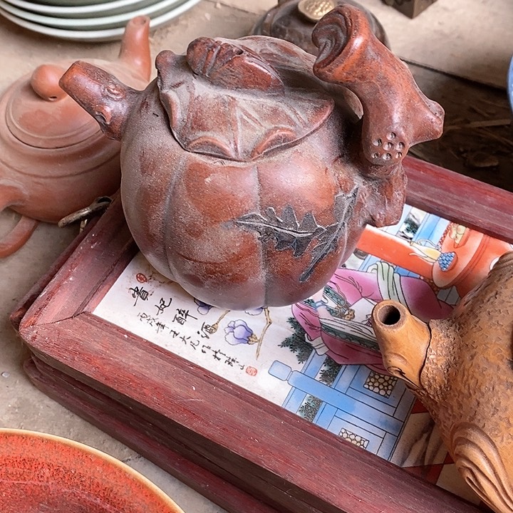 紫砂茶叶罐瓷器工艺品