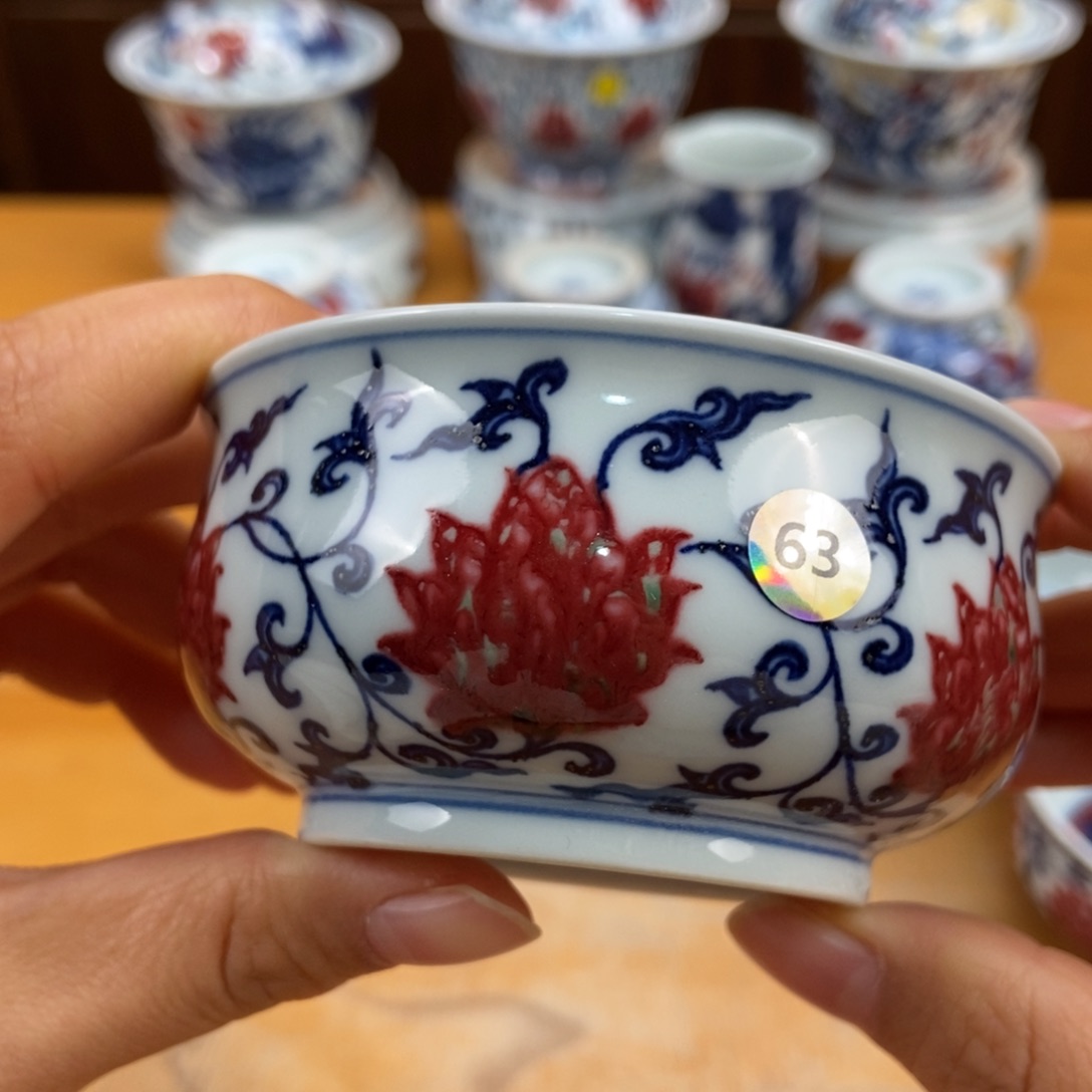 手绘现代茶具非古董