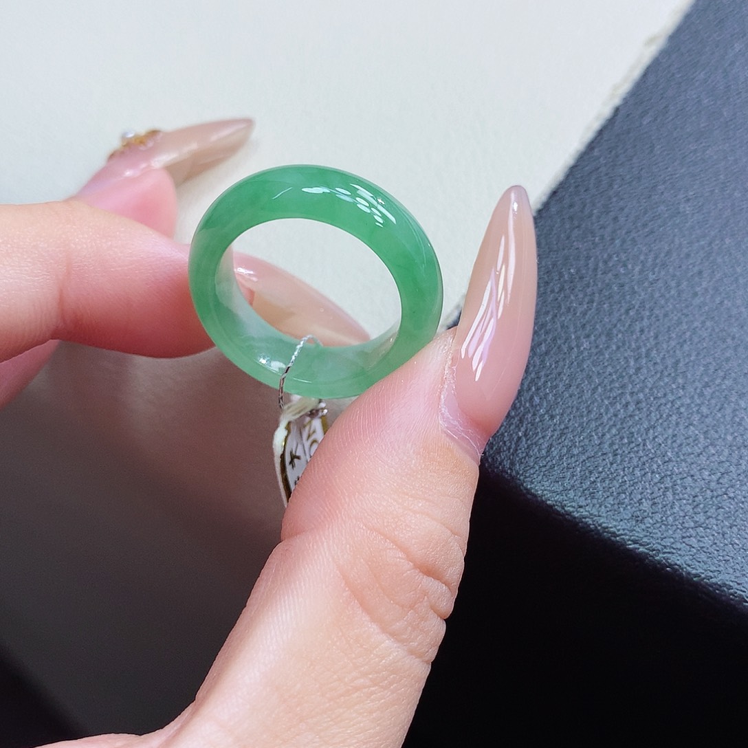 未镶嵌戒指翡翠14号