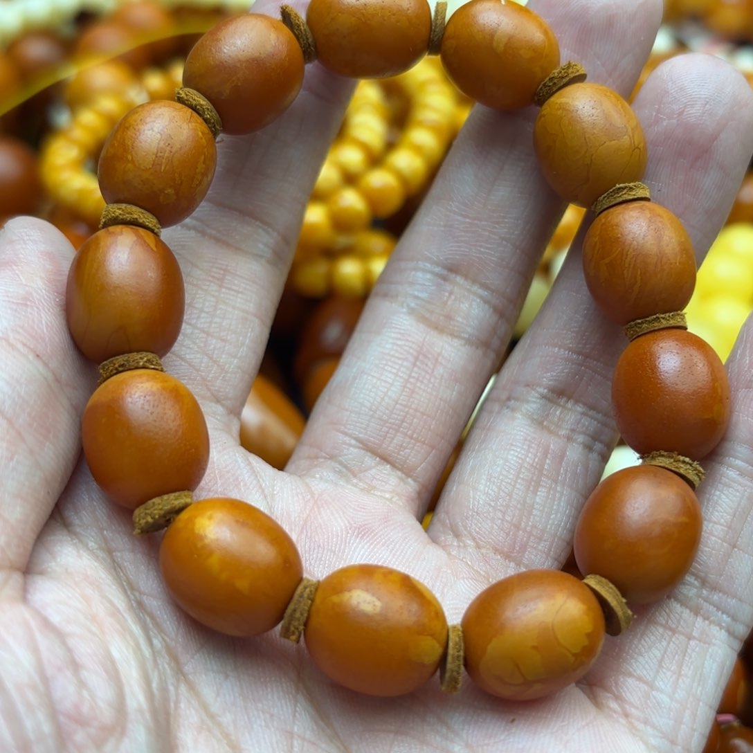 琥珀手链未镶嵌蜜蜡