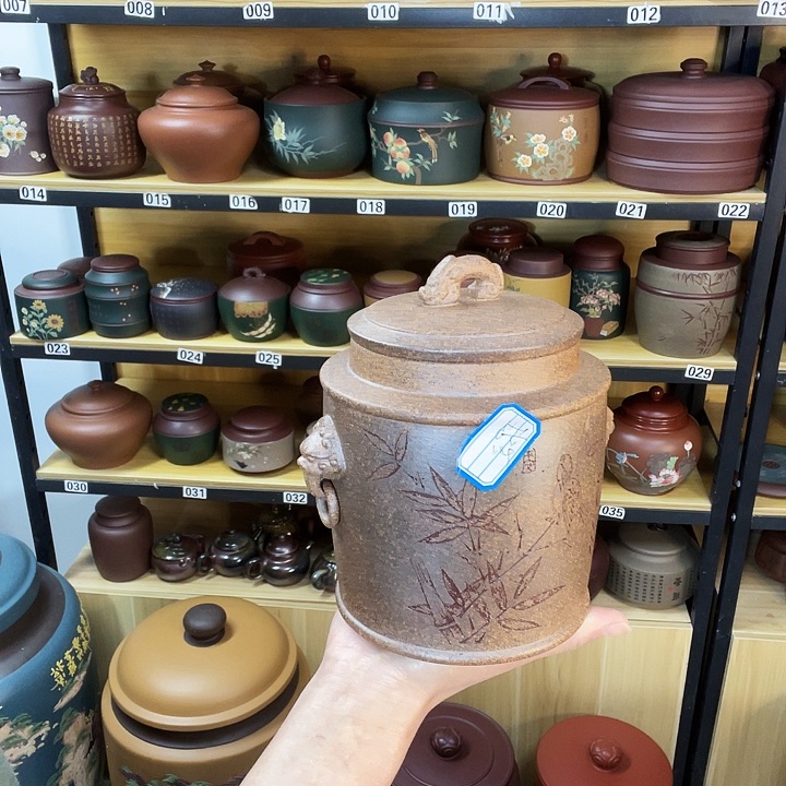 紫砂茶叶罐河****哥紫砂茶叶罐