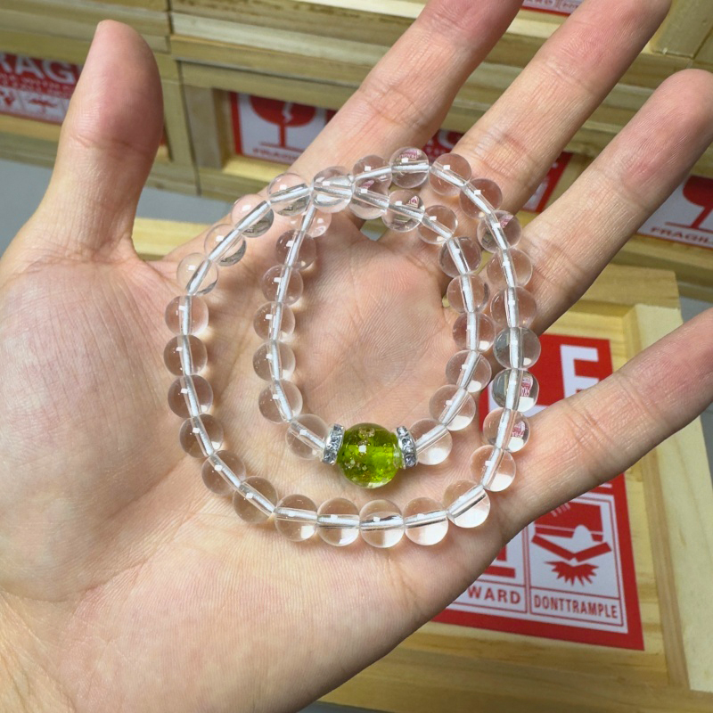 S1170水晶双圈手串无礼盒