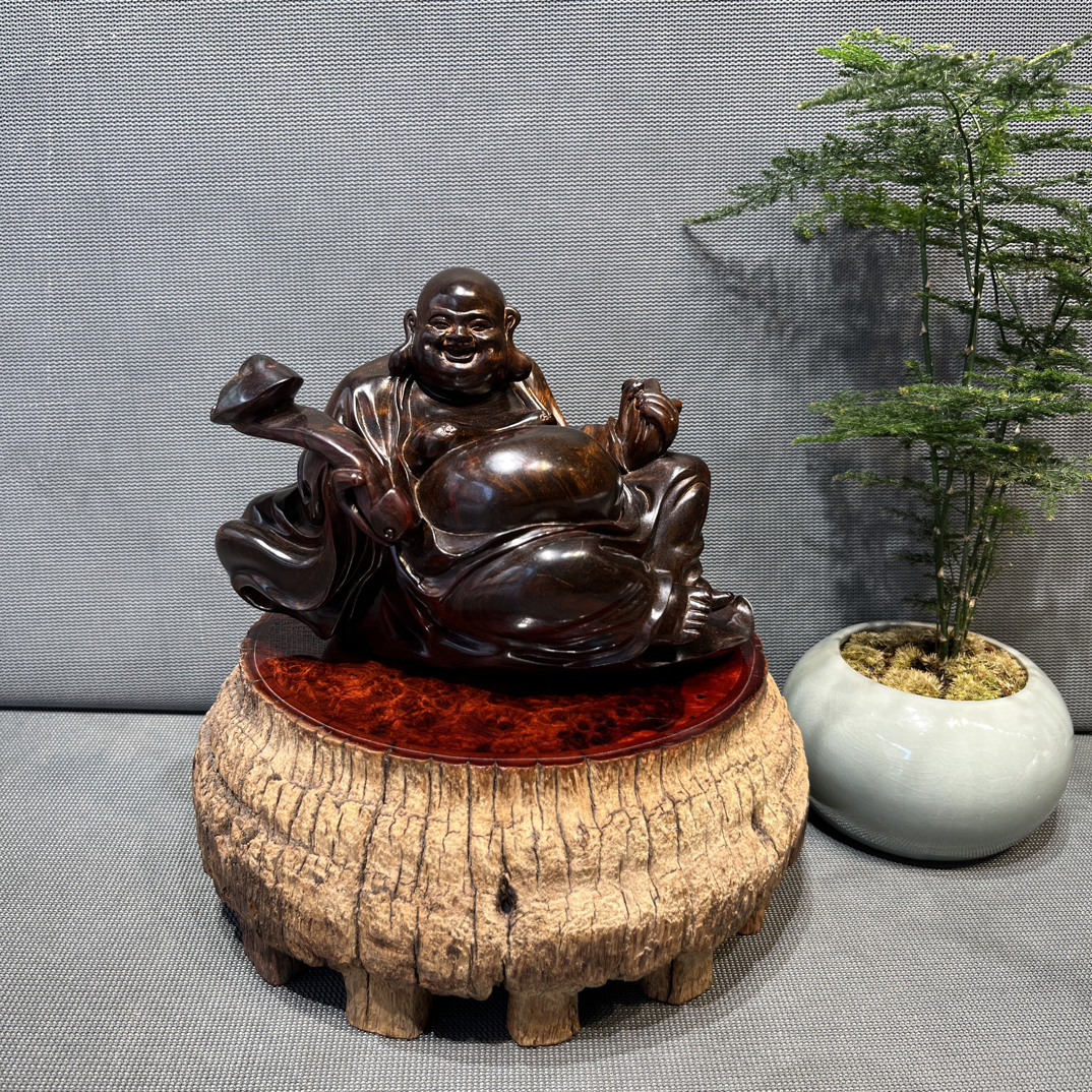 老物件车轱辘底座，精品满瘤疤，尺寸面径17高9风化完整，标价单底座