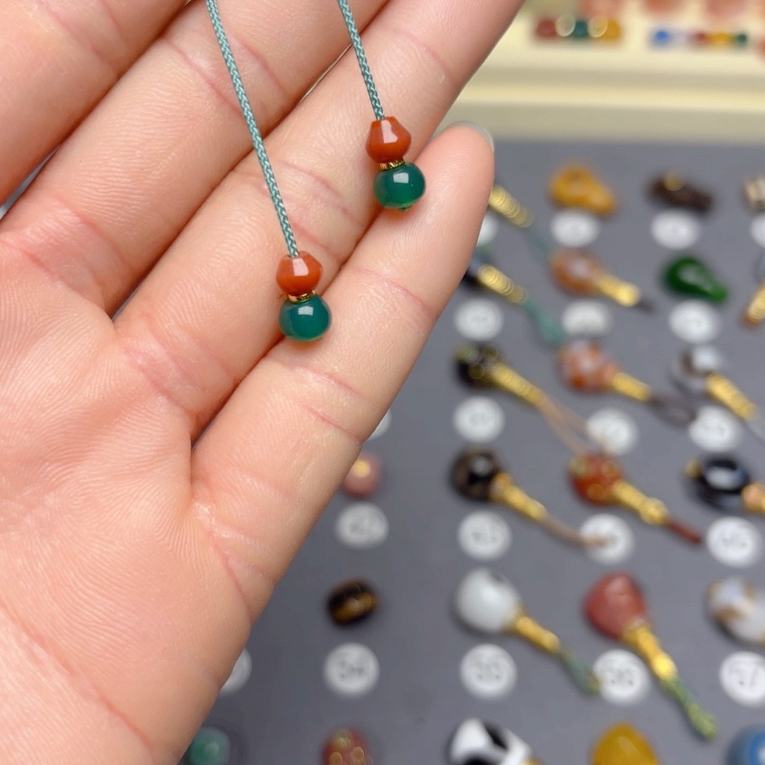 玛瑙/玉髓隔珠未镶嵌