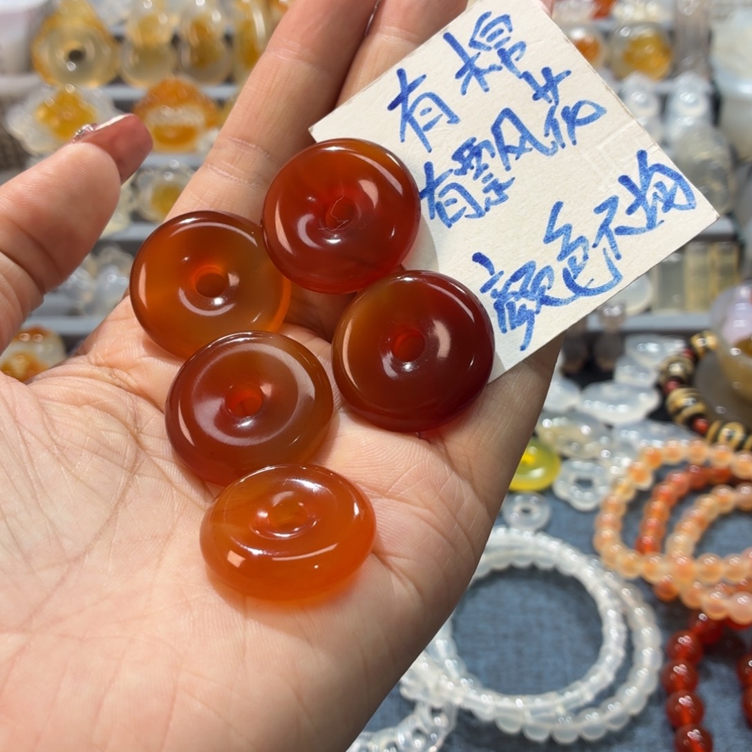 玛瑙/玉髓未镶嵌吊坠(不含链)