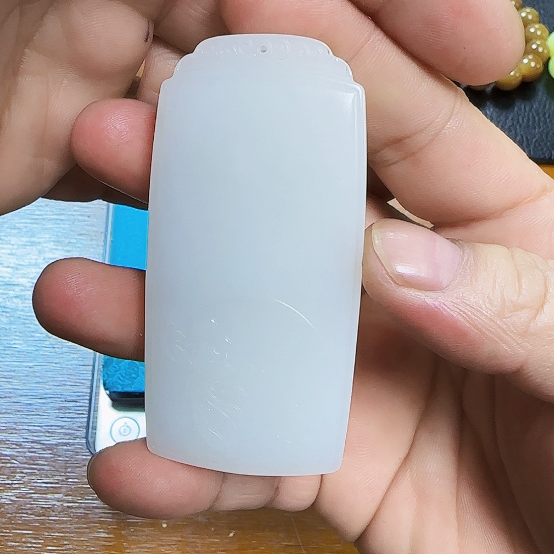 和田玉（白玉）颈饰未镶嵌贰***柒