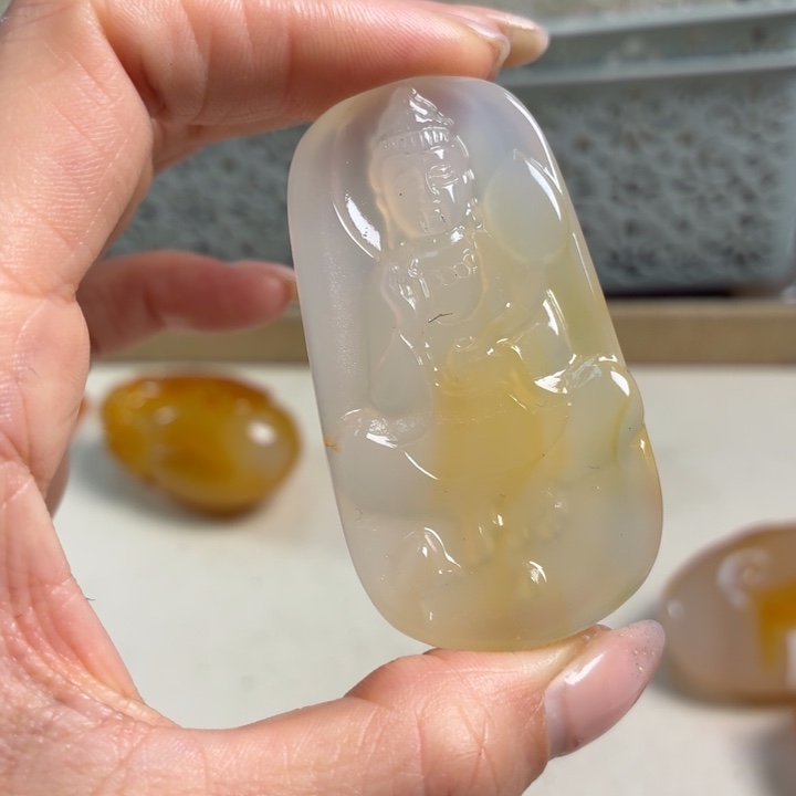 玛瑙/玉髓未镶嵌吊坠(不含链)