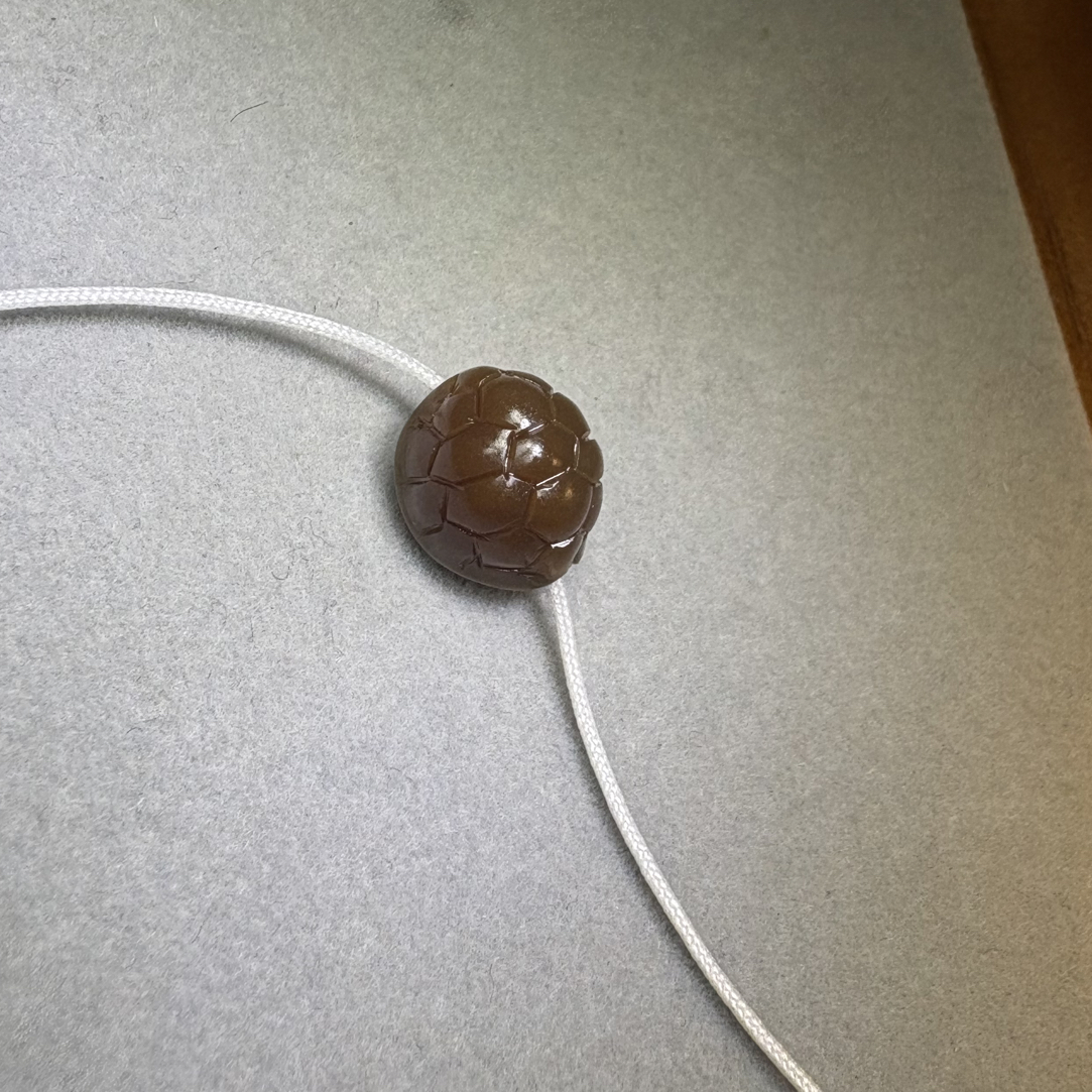 新疆和田玉且末糖龟壳和田玉红糖富甲天下龟壳单珠配饰糖龟背造型