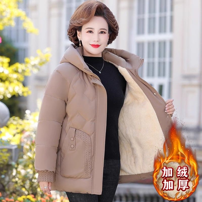波司登羽绒服适配中年妈妈冬装羽绒袄加绒外套新款中老年人女装冬