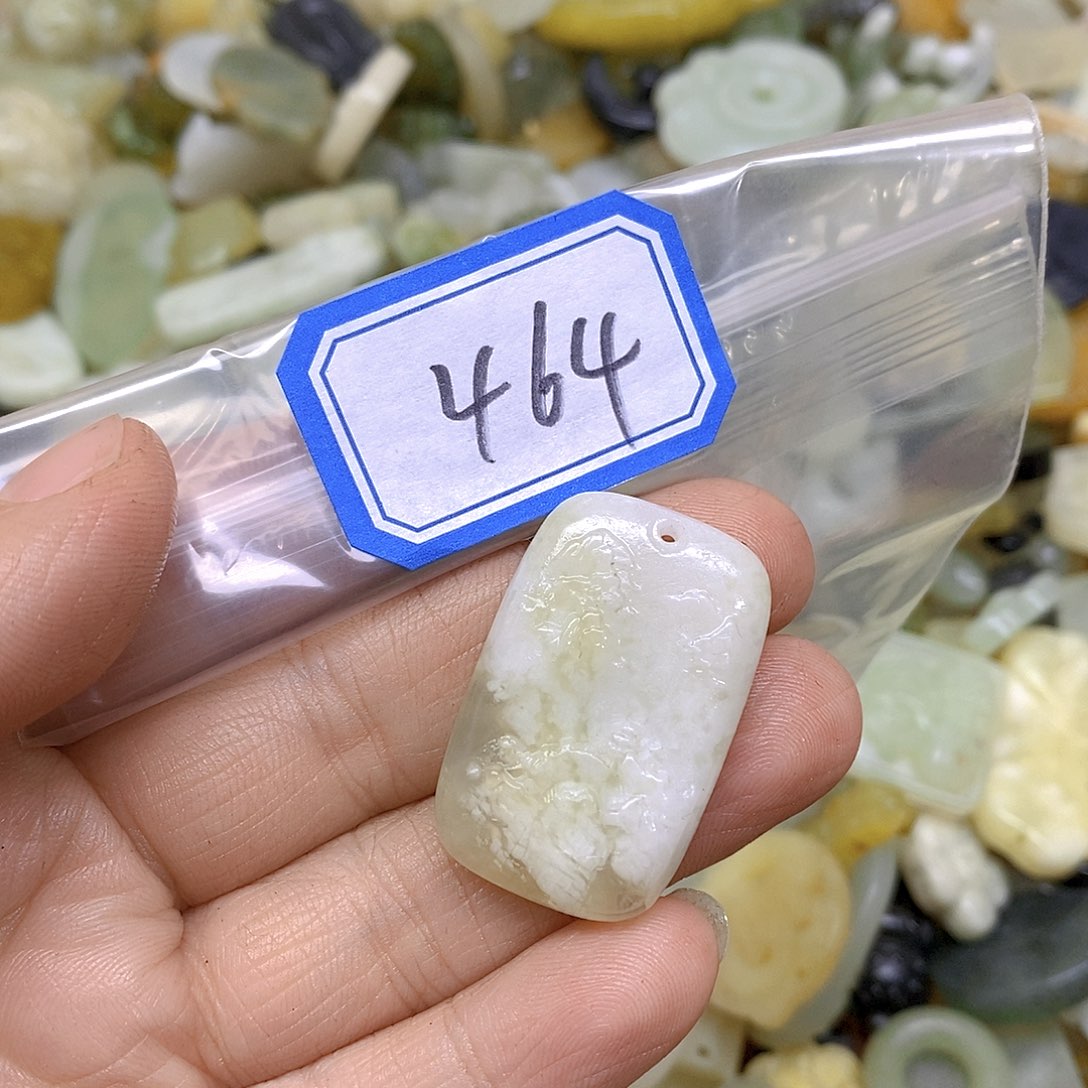 蛇纹石玉颈饰未镶嵌464