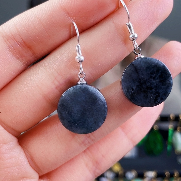 翡翠耳饰未镶嵌饰品