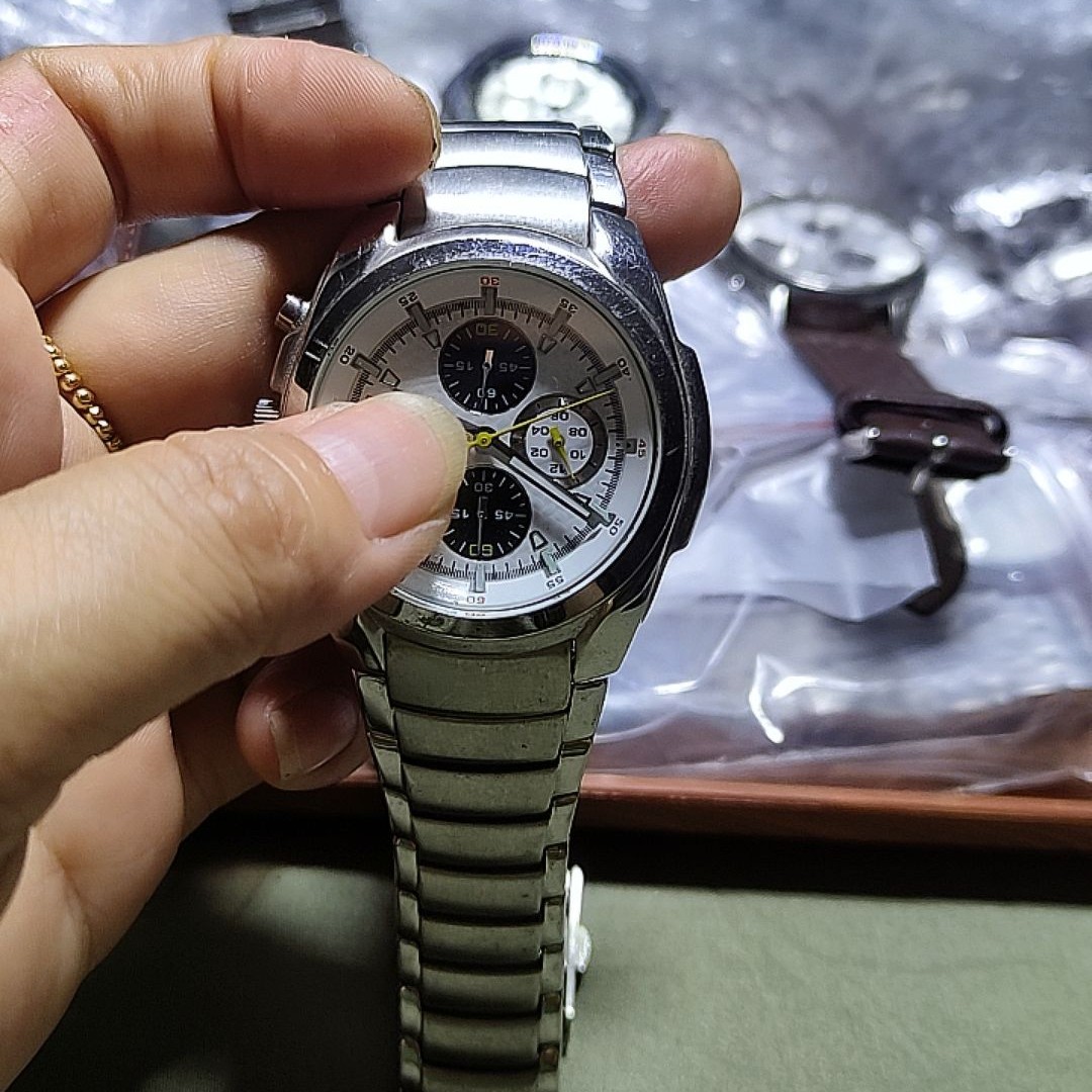 精钢材质自动机械蓝气球中性腕表36.6mm经典款式