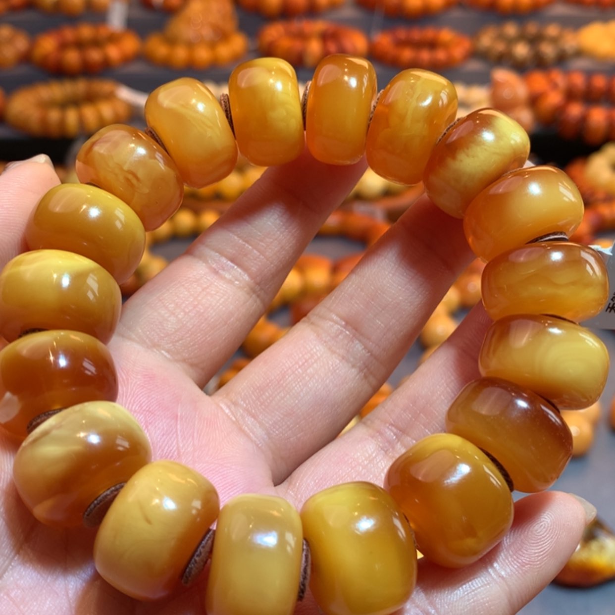 【闪购商品】未镶嵌蜜蜡手串蜜蜡手串