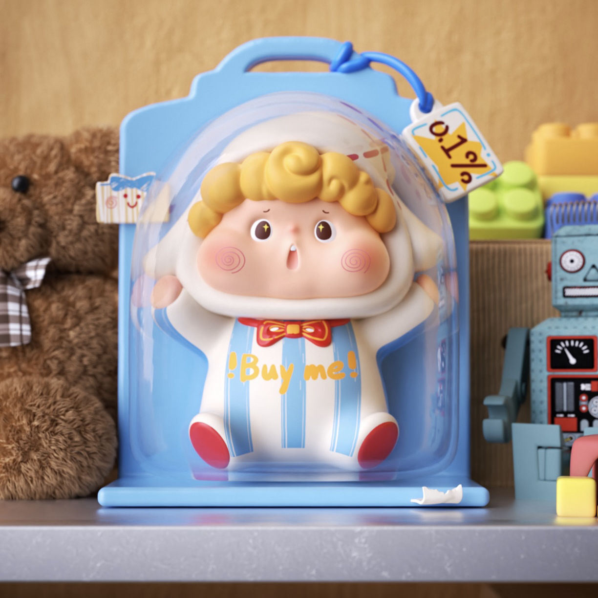 【胖虎精选】正品潮玩黑玩新品HUDODO呼兜兜玩趣造物所系列手办盲盒