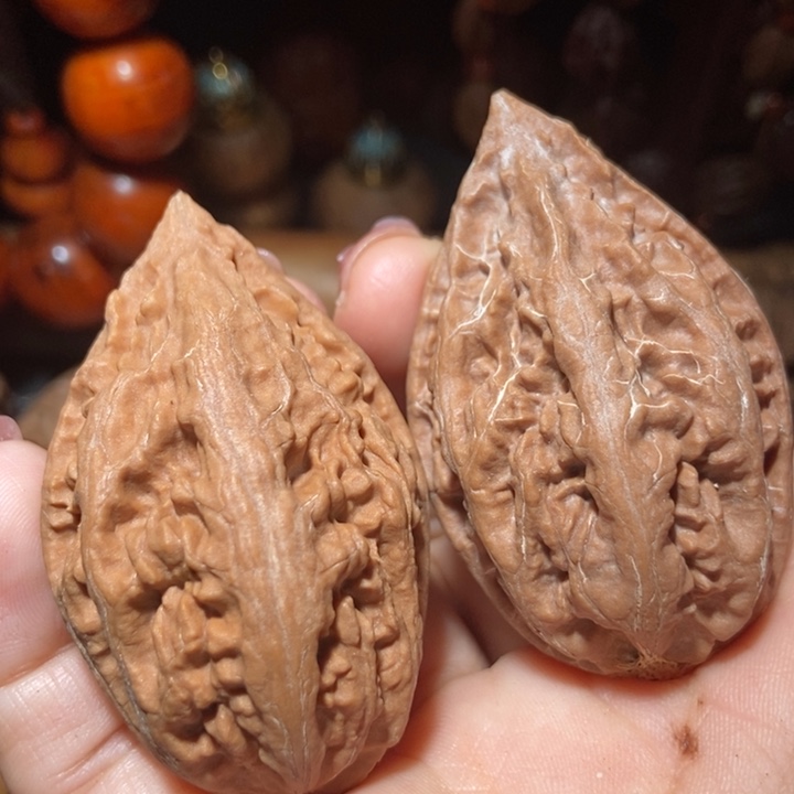 把件文玩核桃东北楸子小雪49