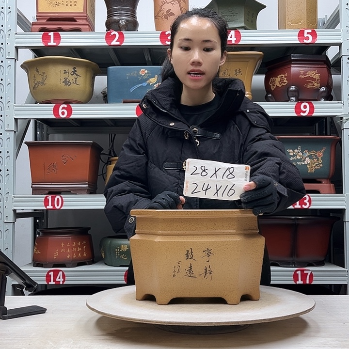 紫砂花盆紫砂花盆