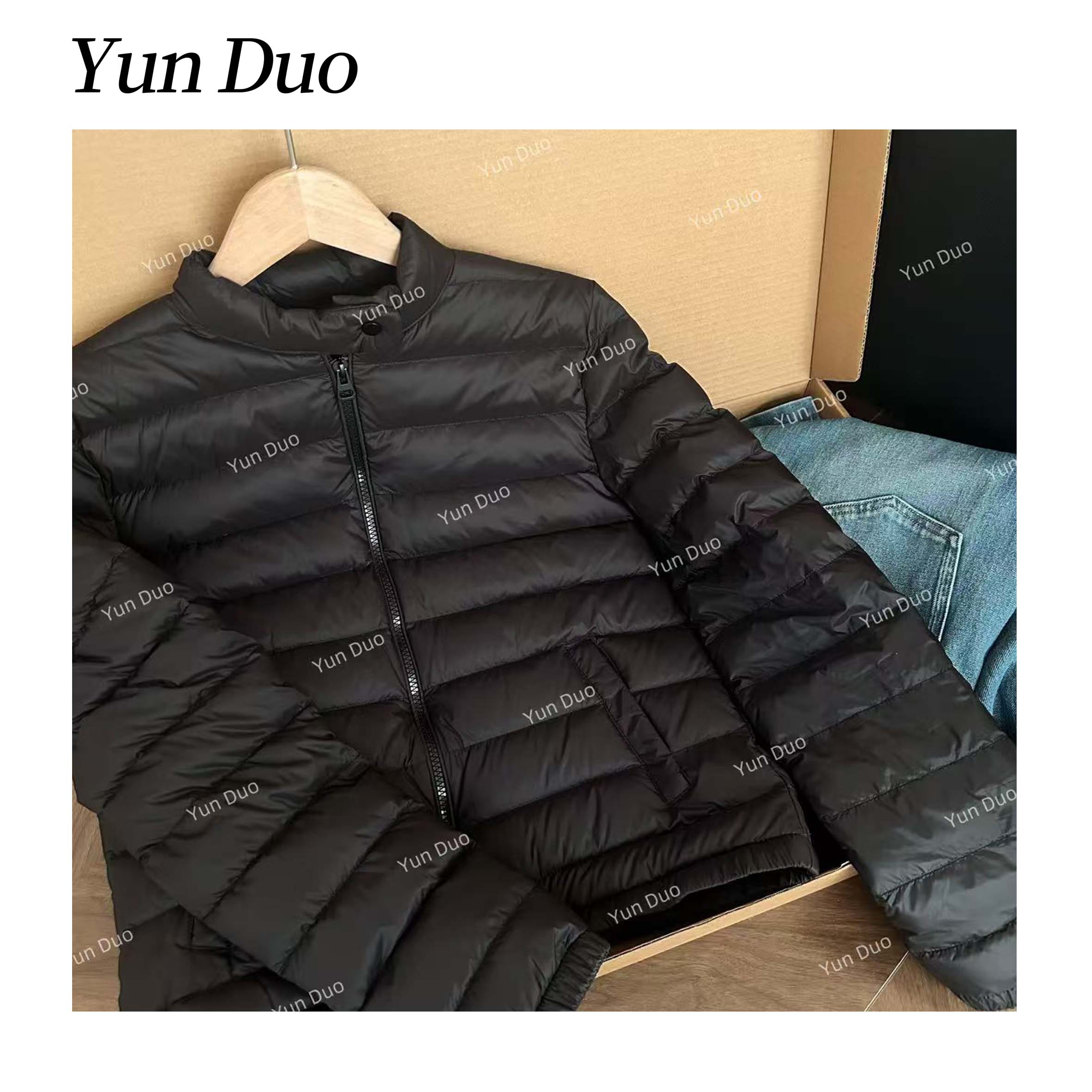 云朵定制 小立领轻暖排骨羽绒服LH76